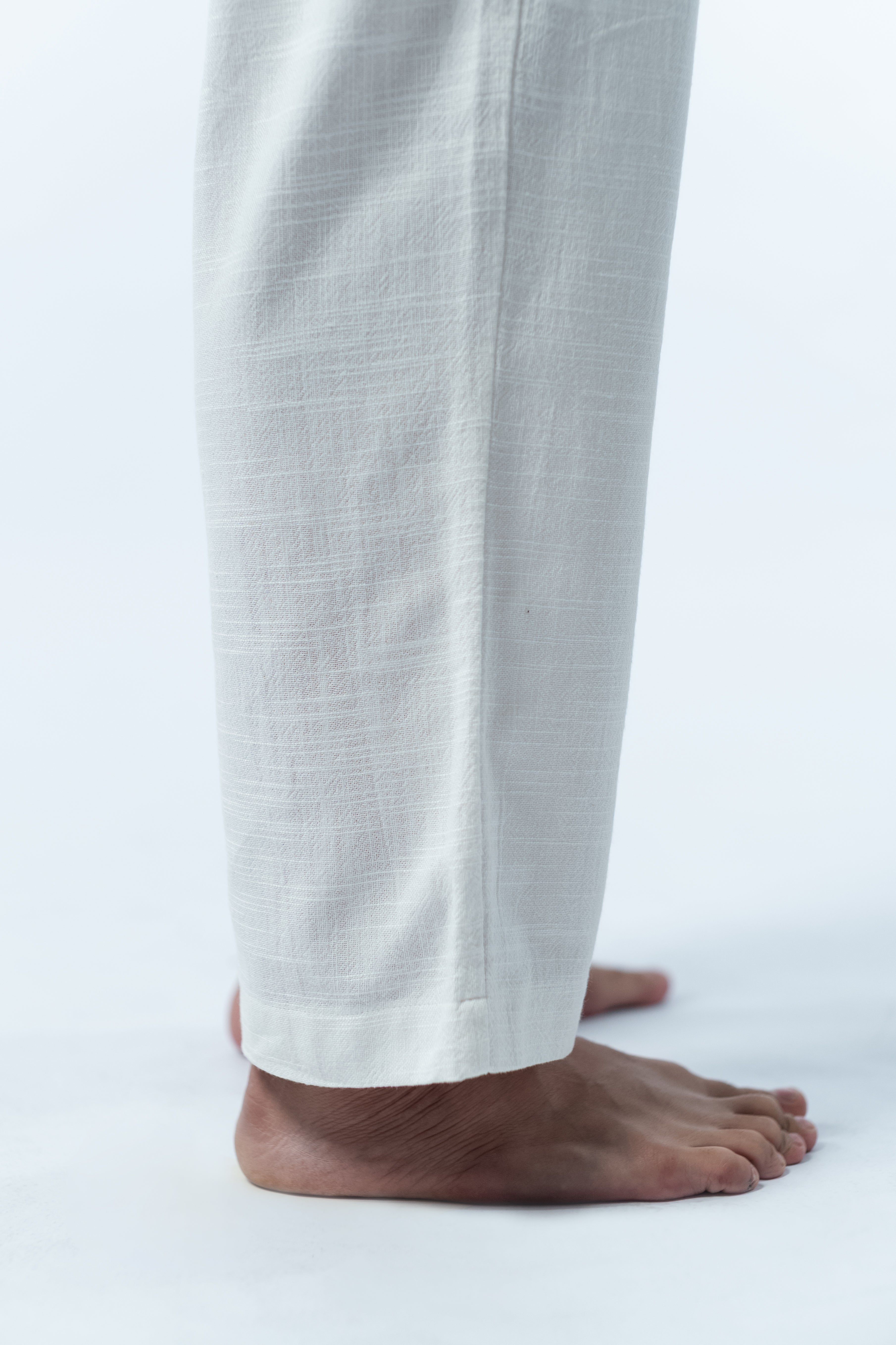 Linen Long Pants - White GAVINO
