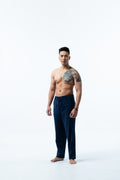 LaBonte - Linen Long Pants - Navy GAVINO