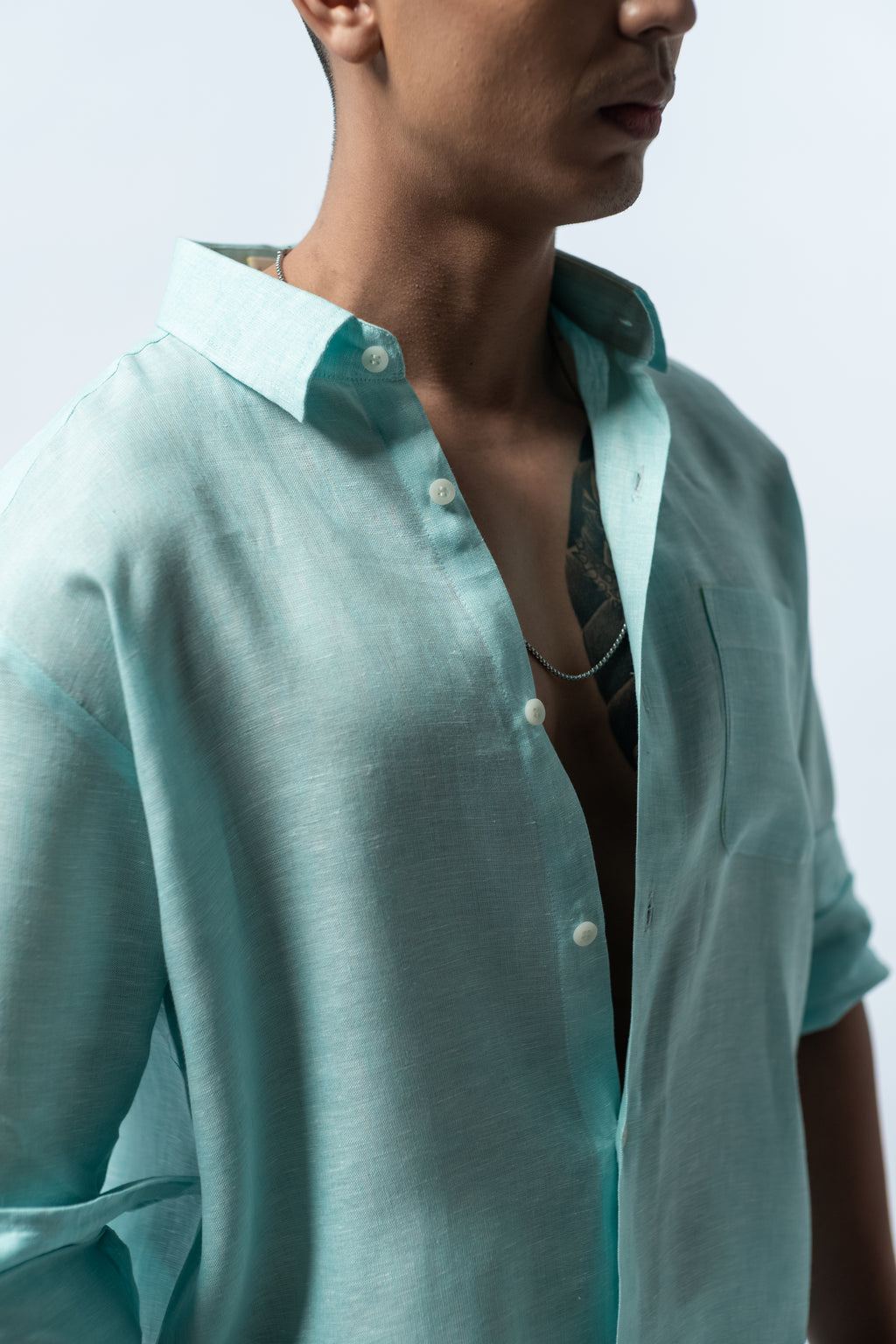 Regular Linen Shirt - Tosca Long Sleeve LUCA