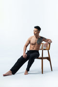 LaBonte - Linen Long Pants - Black GAVINO