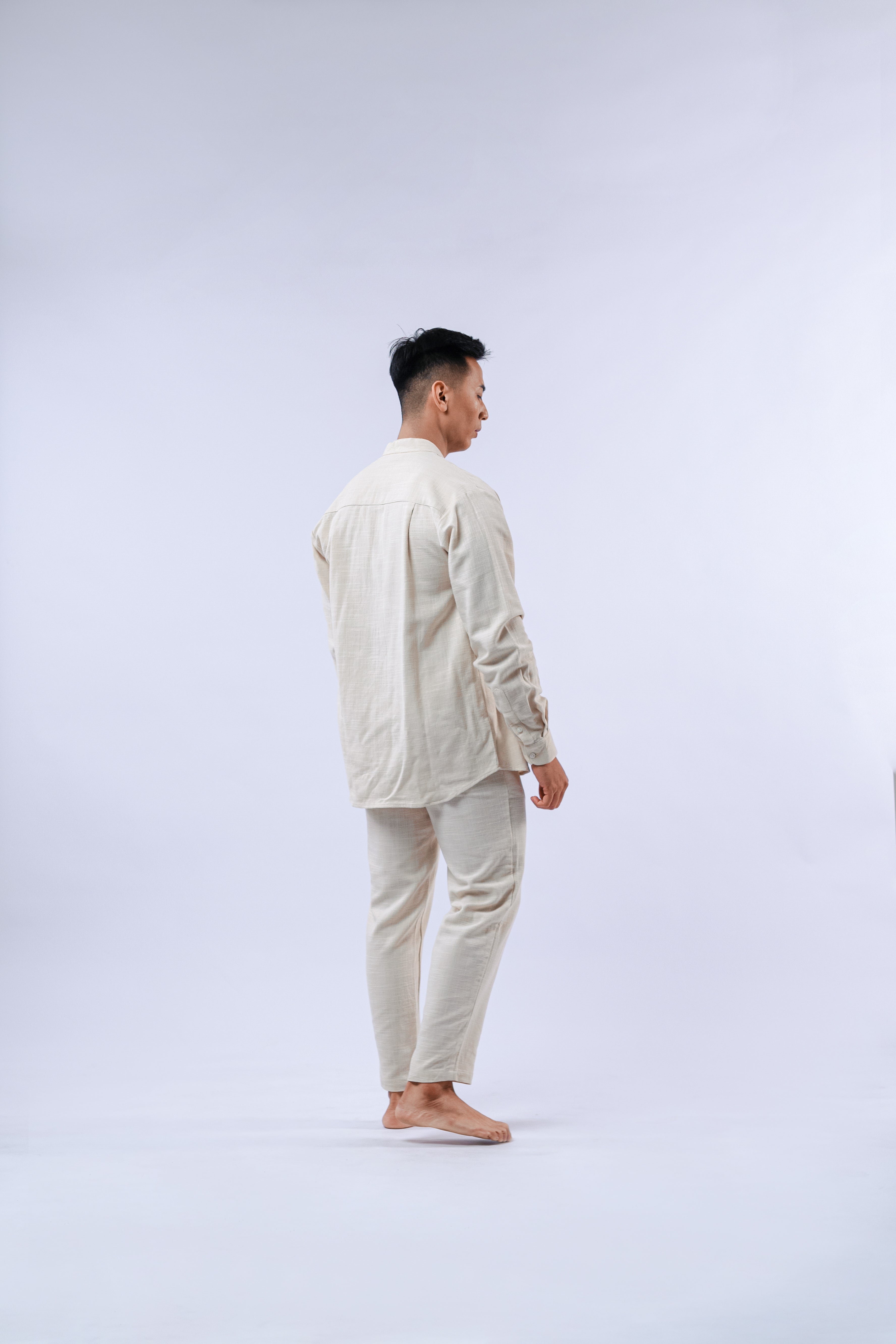 LaBonte - One Set Men's Linen GAVINO Cream