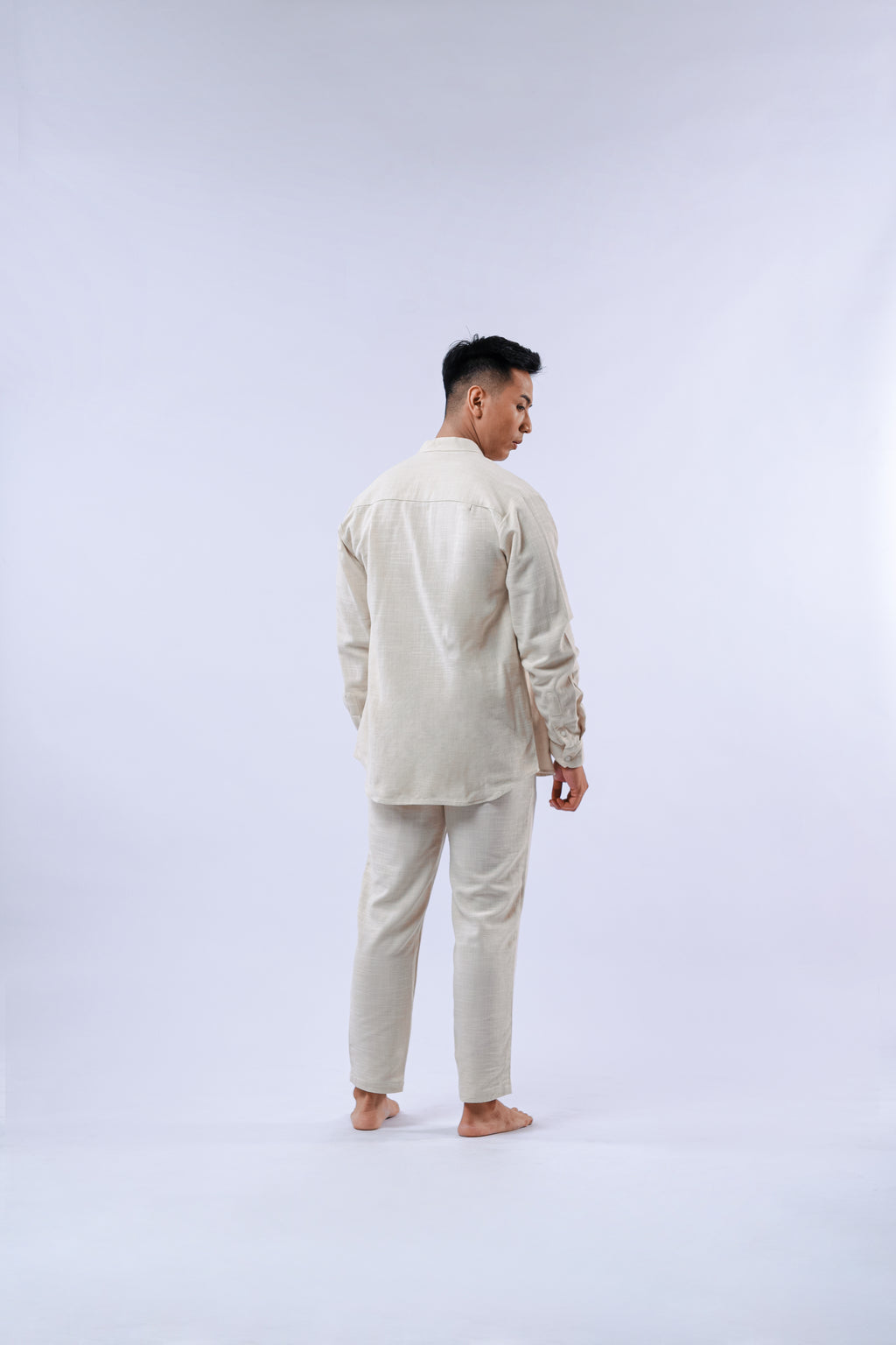 LaBonte - One Set Men's Linen GAVINO Cream