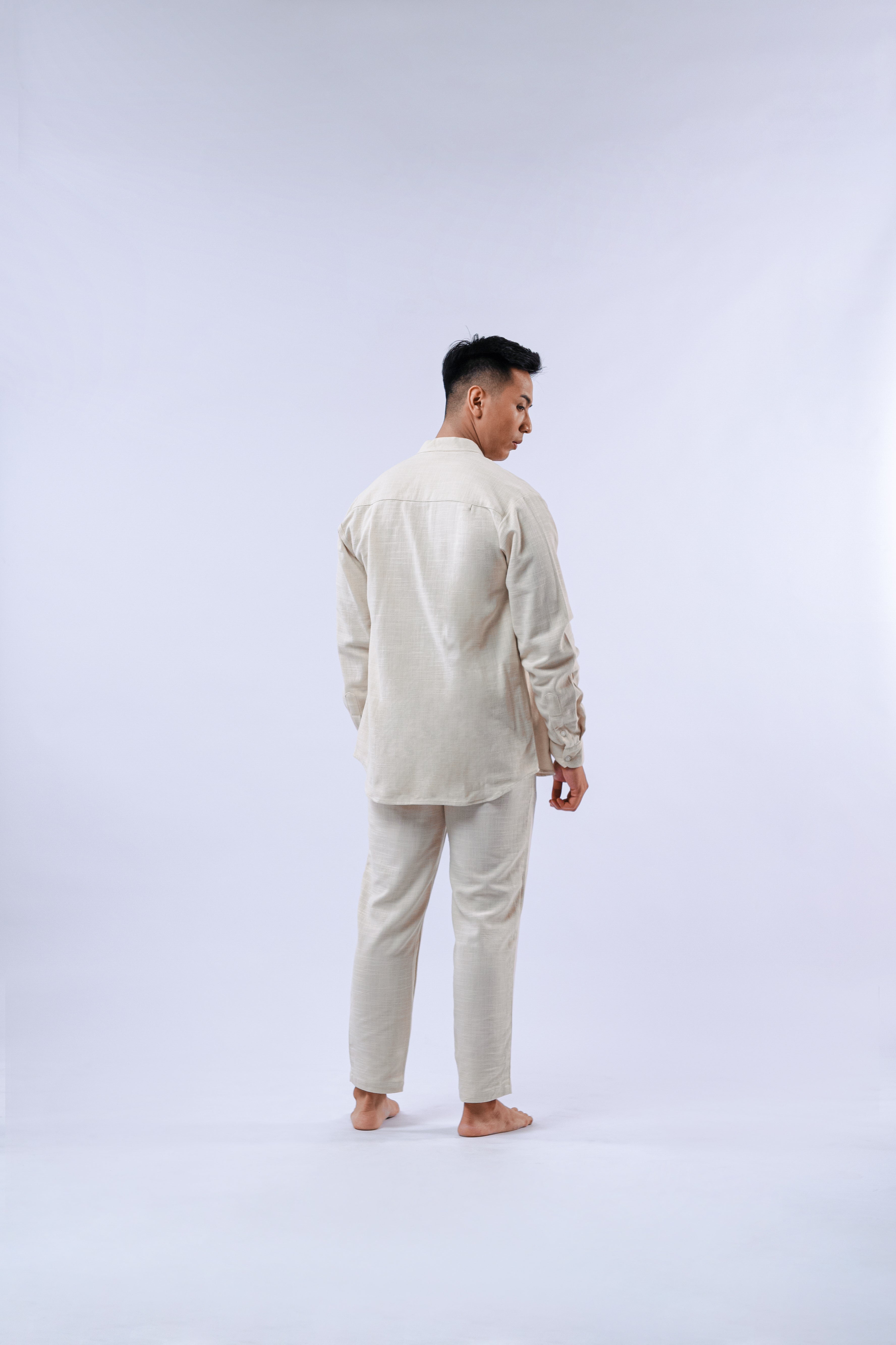 LaBonte - One Set Men's Linen GAVINO Cream