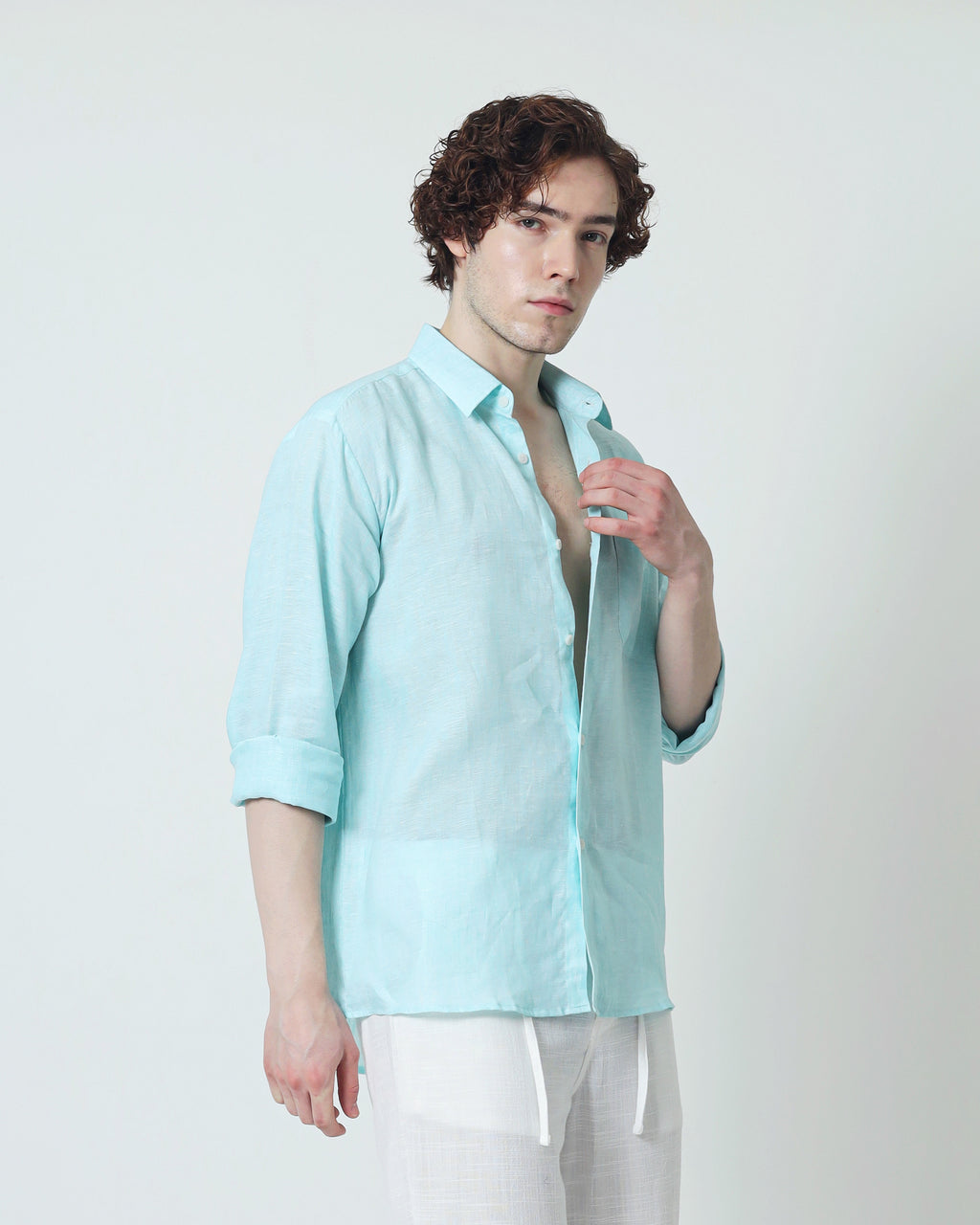 Regular Linen Shirt - Tosca Long Sleeve LUCA