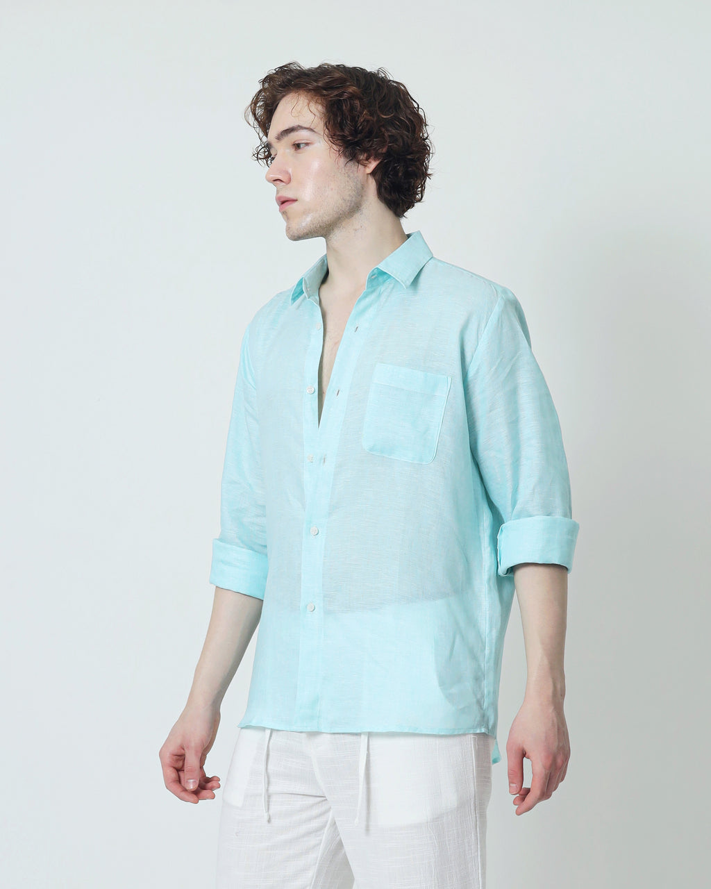 Regular Linen Shirt - Tosca Long Sleeve LUCA