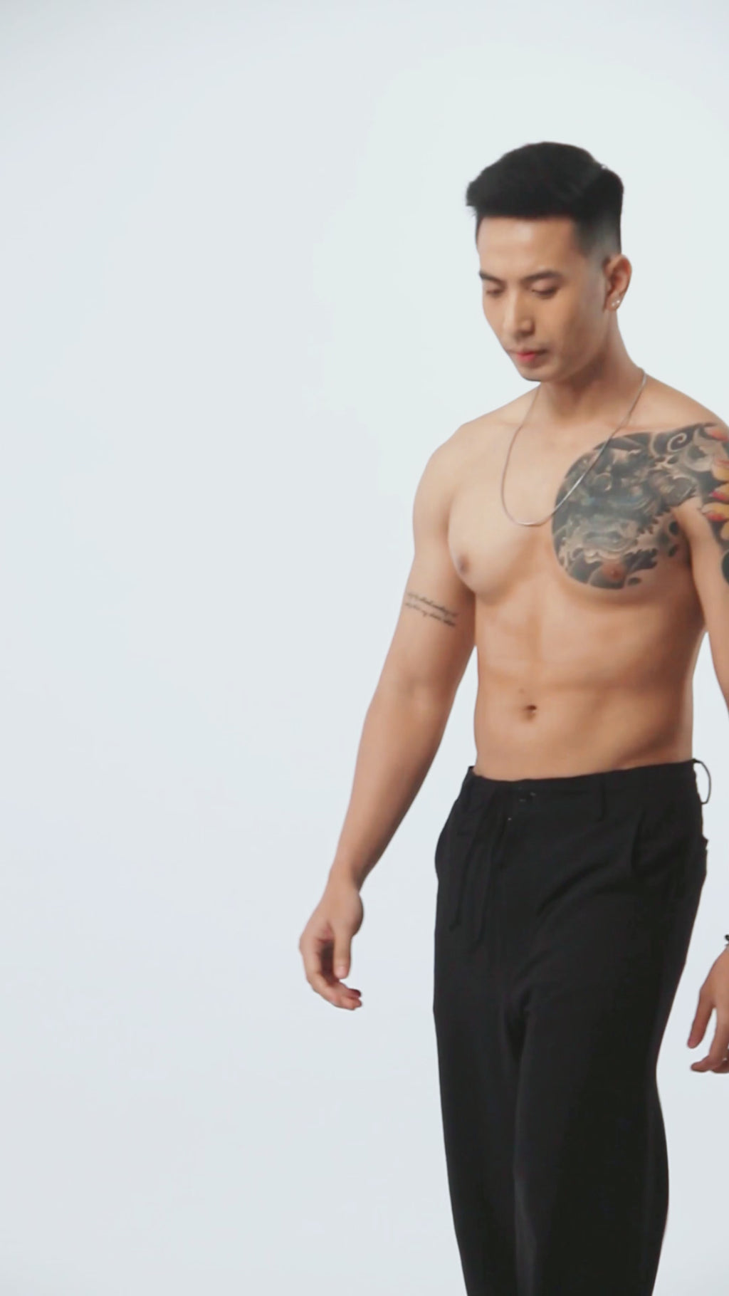 Linen Long Pants - Black GAVINO